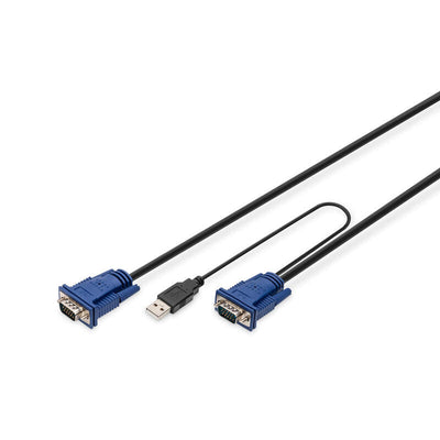 Digitus Cables KVM VGA Ps/2 Mouse & Keyboard USB HD — image 1
