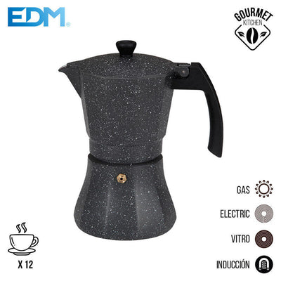 EDM Coffee Machine Aluminium 12 Cups Induccion. — image 1