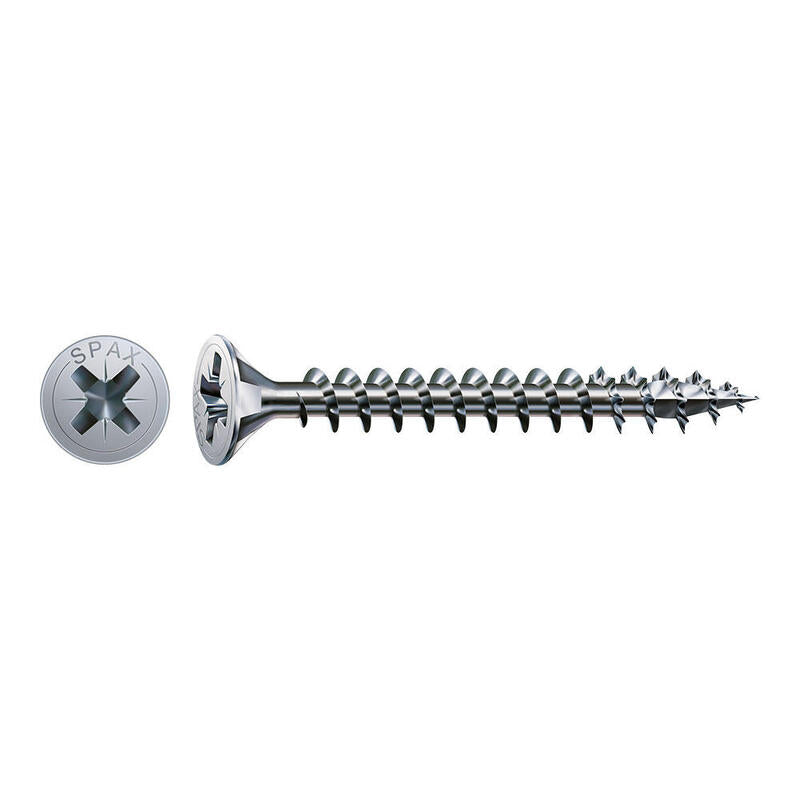 Spax Box 75 Unid. Screw Wood Cabeza Plana Wirox 3,0X35MM