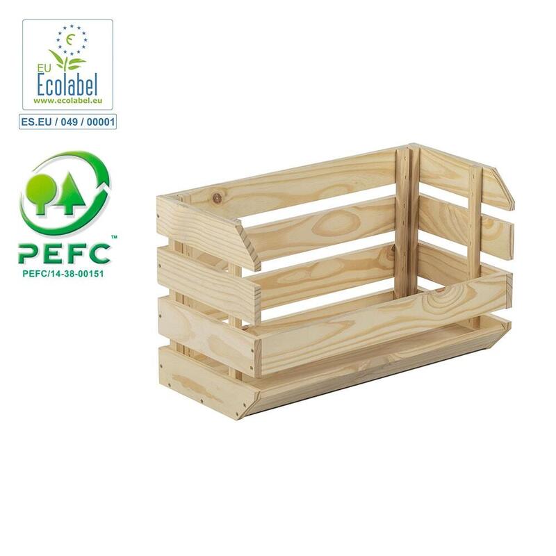 Astigarraga Box Stackable Evolution 60X28,5X35,3CM Pino Without Barniz 100% Pefc Cert