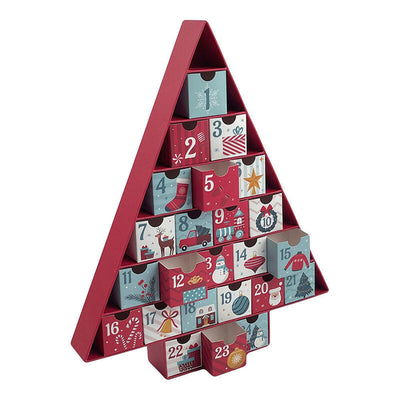 Calendario Adviento Cartón, Forma Tree Christmas 32,5 X 5 X 39CM — image 1