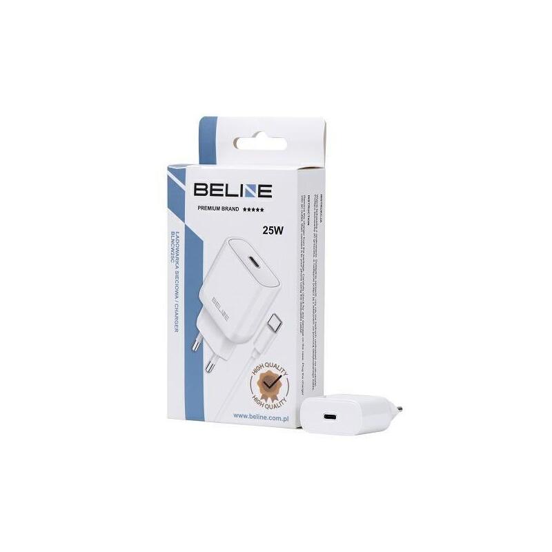 Charger Network 25W GaN USB-C + USB Cable -c, White
