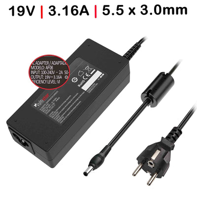 Charger Laptop Samsung Series Rc RF Rv 410 510 520 710 720 19V 3.16A 60W 5.5 X 3.0MM — image 1
