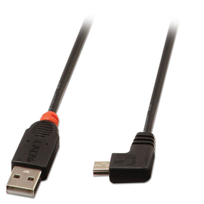 Lindy USB 2.0 Cable Typ a/Mini-b 90° Gewinkelt M/M 0.5M — image 1