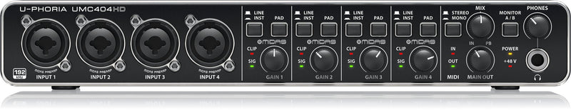 Behringer UMC404HD Interfaz Recording Audio
