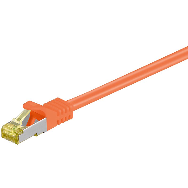 Goobay RJ-45 CAT.7 15M Network Cable S/FTP (s-STP) Orange