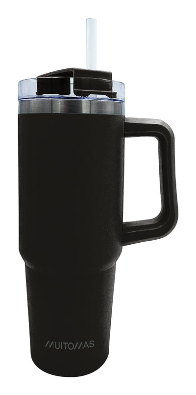 Muitomas TRAVELMUG900BK Mug Travel 900ML Black Steel Inoxidable — image 1