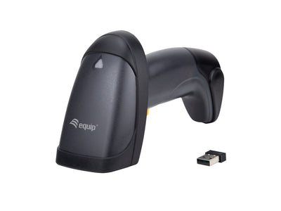 Equip Scanner Manual Code Barcodes Láser Wireless USB Black — image 1