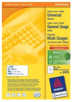 Avery 3475 Label Printer White — image 1