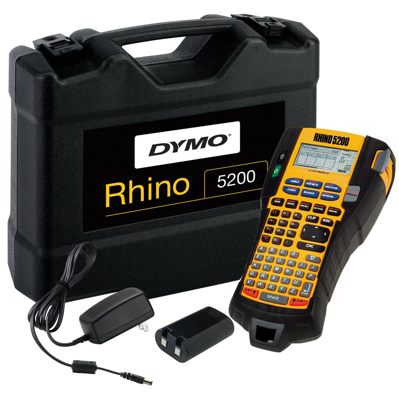 Dymo Rhino 5200 Kit Printer Labels Transferencia Thermal 180 X 180 DPI Abc