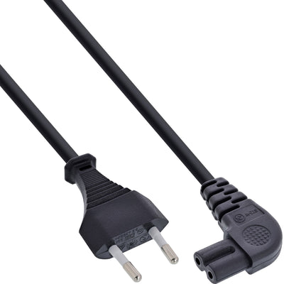 Inline Cable Power , Connector Euro a Connector EURO8 Ángulo, Black 10M — image 1