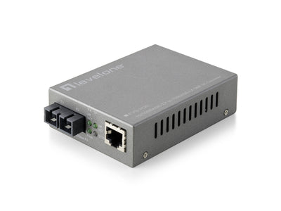 Levelone FVS-3120 Convertidor Medio 100 Mbit/S Monomodo Grey — image 1