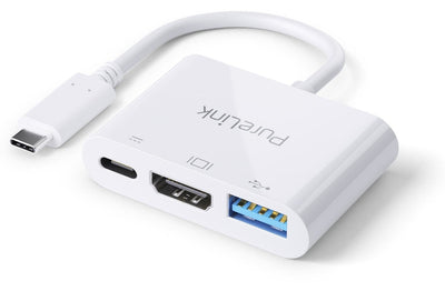 Purelink Adapter USB-C a Multipuerto - Iseries - White - 0.10M — image 1