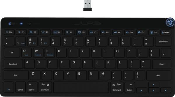 Jlab Go Wireless Keyboard Bluetooth, Distribución Alemana Qwertz Varios Verbindungsoptionen, Multifunktionaler