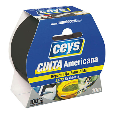 Ceys Tape Americana Black Roll 10M X 50MM. 507605 — image 1