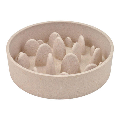 Comedero Bambú Slow Beige, 800ML, Ø17,5 X 17,5 X 5CM — image 1