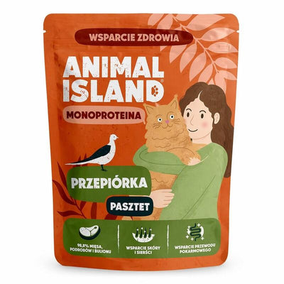 Animal Island Comida Húmeda Gatos Mono Quail 100G — image 1