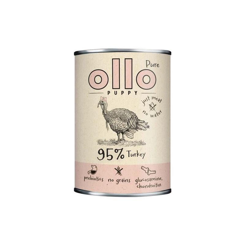 Ollo Comida Húmeda Perros Puppy Pure Pavo 850G