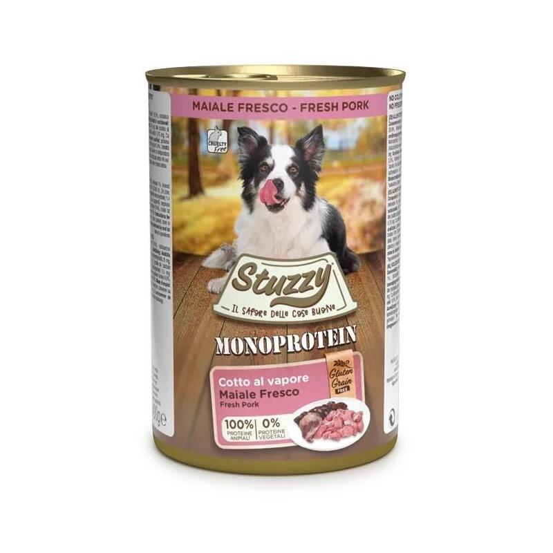 Comida Húmeda Perros Stuzzy Monoprotein Cerdo 400G