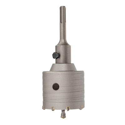 Corona Pasamuros Metal Duro (md) Ø68MM + Husillo Sds Plus + Drill Bit Guía — image 1