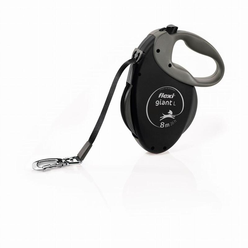 Flexi Strap Giant Tape Black Edition Retractable Perros - 8M