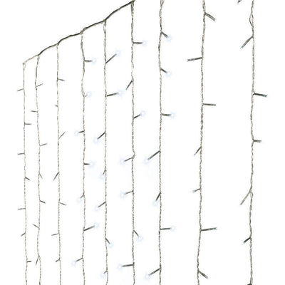 Curtain LED Outdoor White Frio 2,25X1,5M-240 Leds — image 1