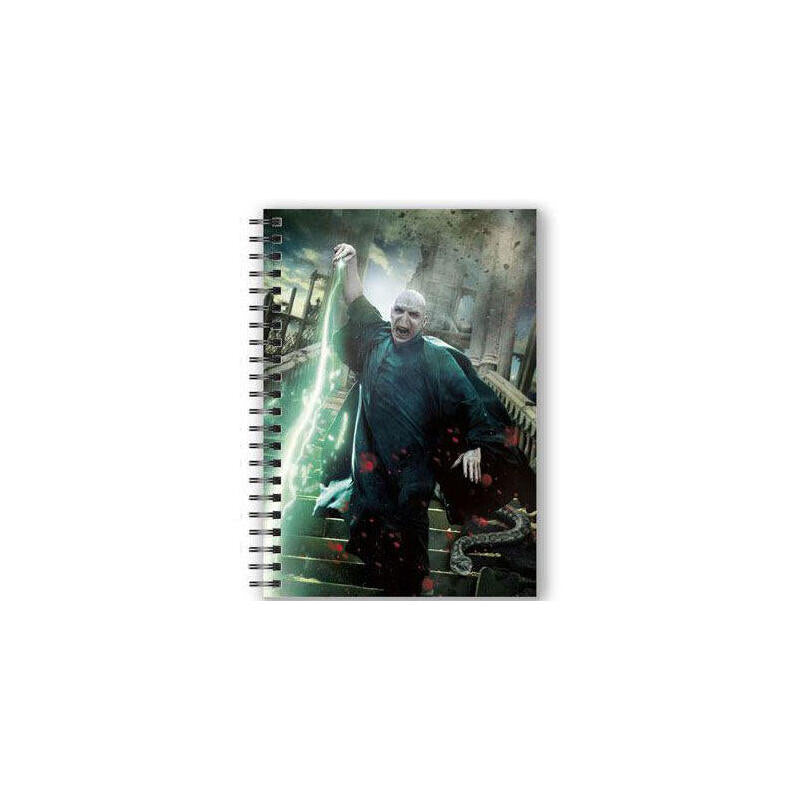 Notebook A5 3D Voldemort Harry Potter