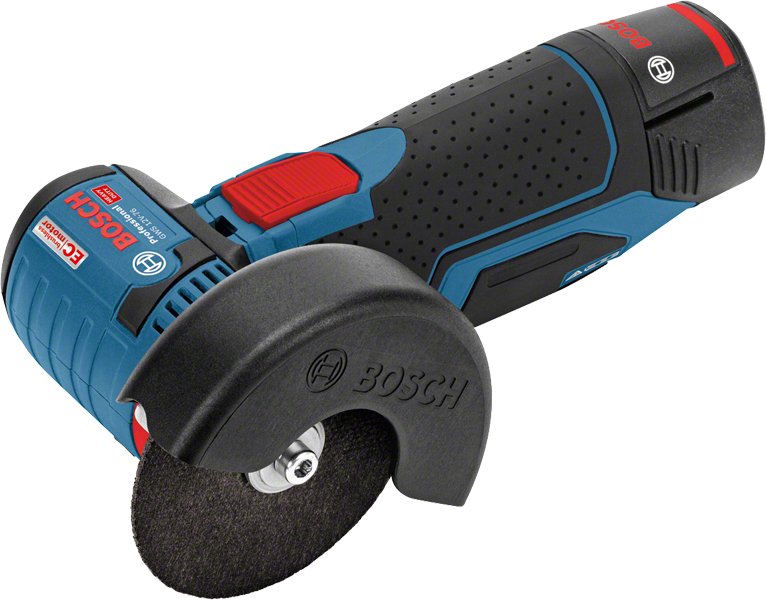 Bosch Angle Grinder Angular Wireless Gws 12V-76 Professional, 12 Voltios Blue/Black 2X Battery Li-ion 3,0AH, L