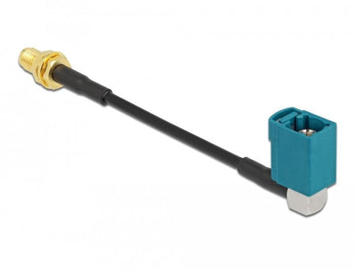 Delock Cable Antenna Fakra Z Female 90° a Sma Female Am Einbau RG-174 10CM — image 1
