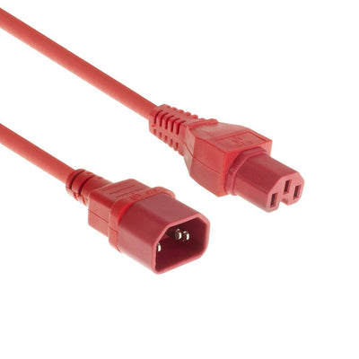 Powercord C14 - C15 Red 2.5M — image 1