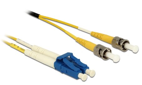 Delock Cable Fibre Optic Lc Duplex a St Duplex Singlemode OS2 5M