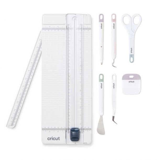 Cricut Essential Tool Set Of Tools Esenciales White 7 Pieces