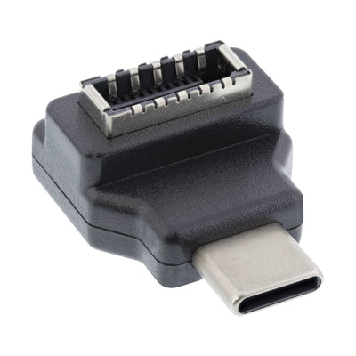 Inline® USB 3.2 Adapter, USB-C Male a Internal Usb- And Front Panel Socket — image 1