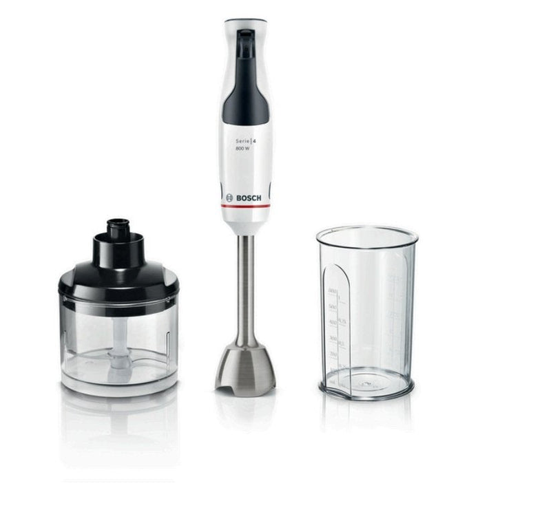 Bosch Blender Glass Serie 4 MSM4W420 0,6 L 800W Black Transparent White