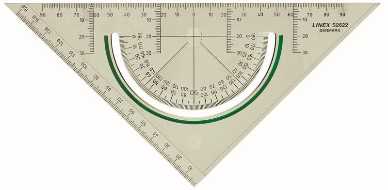 Linex Super Serie Geo-dreieck Plastic 225CM Hypotenuse