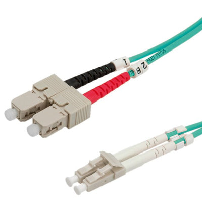 Value Lwl-cable 50 125UM OM3 Lc Sc Trkis 1M — image 1