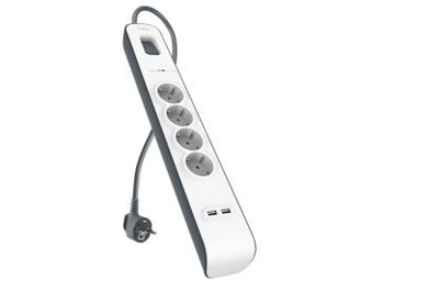 Belkin BSV401CA2M Limitador Voltage Black White 4 Salidas AC 2M — image 1