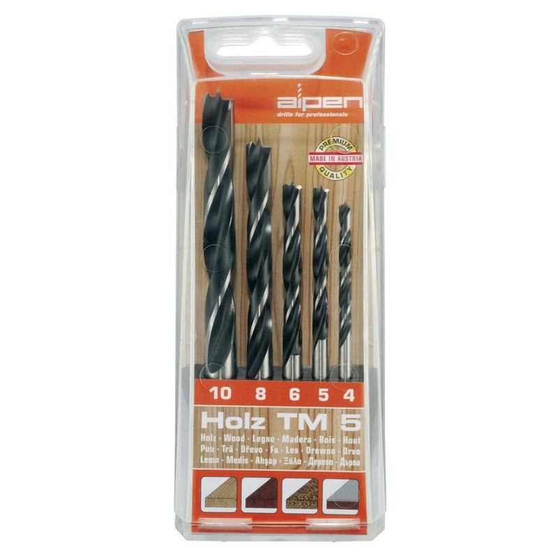 Taladro Broca Alpen Tm 5 Holz 4-5-6-8-10MM