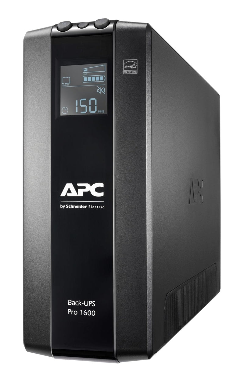 APC Sais Line Interactive Sistema Power Interrumpida UPS 1600VA 960W 8 Salidas AC Black BR1600MI