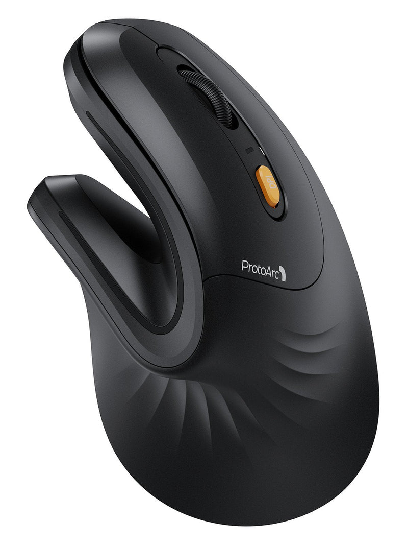 Protoarc Mouse Bluetooth Vertical Rechargeable Black