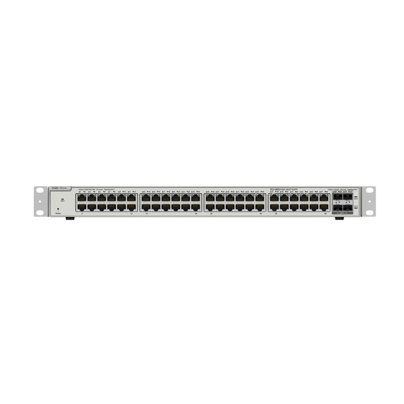 Reyee 48-PORT Gigabit L2 + Managed SWITCH,48 Gigabit RJ45 PORTS,4 Sfp PORTS,19-INCH Rack-mountable S