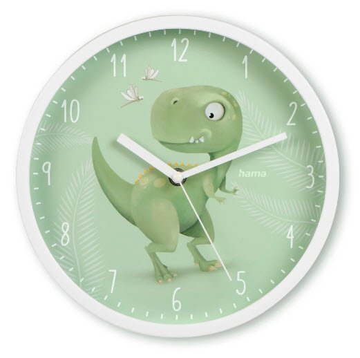 Zegar Wall Dino Kids 25CM