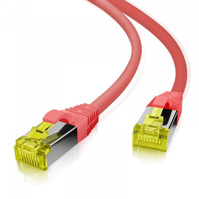 Helos Ultra Flex Network Cable S/FTP CAT.6A Tpe Red 10,0M — image 1