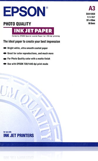 Epson Paper Inkjet A3 105GR 100 Hojas — image 1