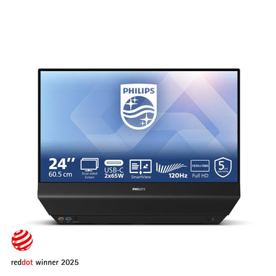 Philips Monitor 24B2D5300 LED 24 (23.8 Visible) 1920 X 1080 Full HD (1080P) @ 120 HZ IPS 1500:1 2x HDMI 2x USB — image 1