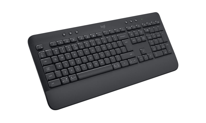 Logitech Signature K650 Wireless Keyboard Bluetooth 5.1 Qwertz Checo Graphite