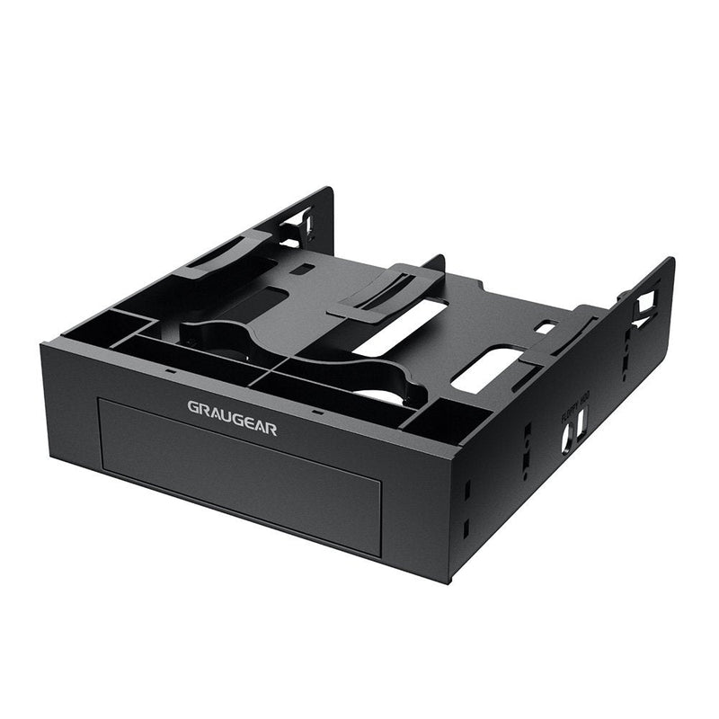 Graugear Frame Installation 2X 2 5 & 3 5 HDD SSD In 5 25