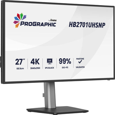 Iiyama Monitor , IPS Panel Technolody Led, 27 3840X2160, 60 HZ — image 1
