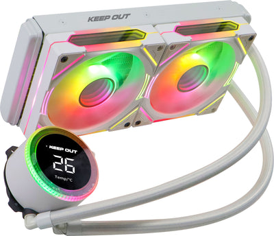 Refrigeracion Liquida XWC-240 Pro ARGB White Keepout ARGB/ Intel (LGA115X/1200/1700/1366/2011/2066) And AMD (A — image 1