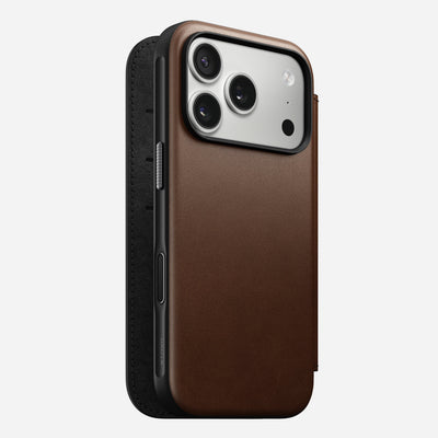 Nomad Case Magnética Leather Iphone 17 Pro Max. Rustic Brown Horween — image 1